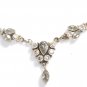 ST246      Cuboc Zirconia Necklace in Sterling Silver