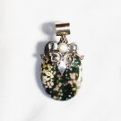 PN181     Dalmation Jasper Pendant in Sterling Silver