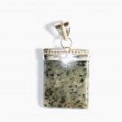 PN199     Dalmation Jasper Pendant in Sterling Silver