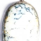 PN253     Dendrite Opal Pendant in Sterling Silver