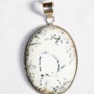 PN262     Dendrite Opal Pendant in Sterling Silver