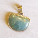 PN428    Flourite Pendant in Sterling Silver