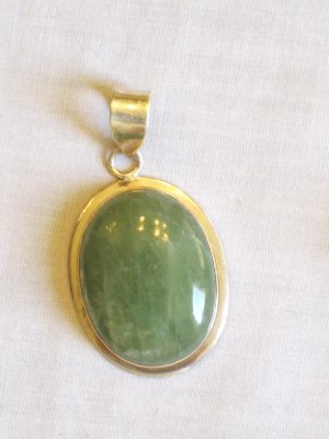PN433   Flourite Pendant in Sterling Silver
