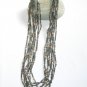 ST343       Grass  Necklaces in Sterling Silver