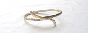 AQ182  Antique Snake Silver Bracelet in Sterling Silver