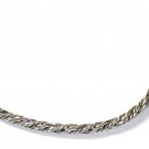 AQ138  18 inch   Antique Silver Chain