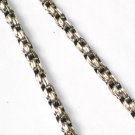 AQ139  18 inch   Antique Silver Chain