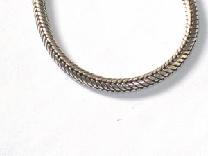 AQ140  16 Inch   Antique Silver Chain