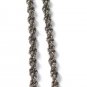 AQ142  Dark Oxidized 18 inch Antique Silver Chain