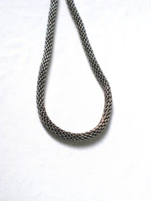 AQ145  17 inch   Antique Silver Chain
