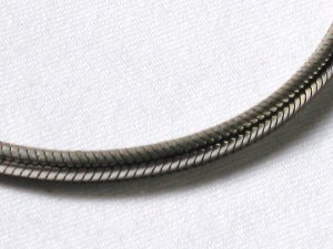 AQ147  15 inch    Antique Silver Chain