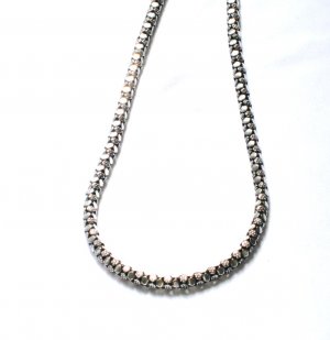 AQ148  18 inch   Antique Silver Chain