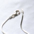 AQ149  17 inch   Antique Silver Chain