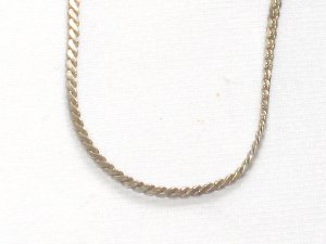 AQ158  18 inch   Antique Silver Chain