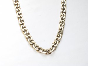 AQ166  18 inch   Antique Silver Chain