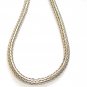 AQ167 18 inch Antique Silver Chain