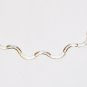 MD002 Linked Bracelet and Necklace Set in Sterling Silver