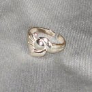 ST645       Modern  Toe Rings in Sterling Silver