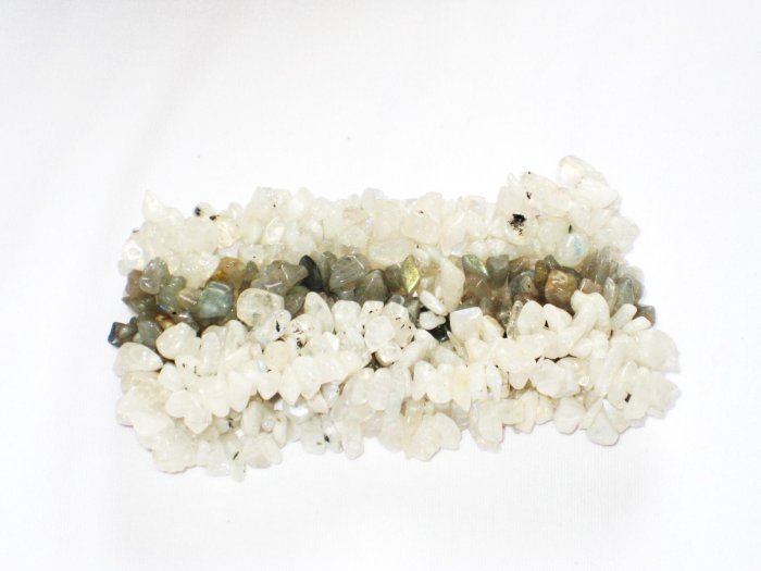 ST139 Labradorite and Moonstone Bracelet in Sterling Silver