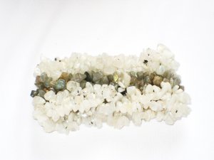 ST139       Labradorite and Moonstone Bracelet  in Sterling Silver