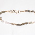 ST166       Labradorite and Moonstone Bracelet  in Sterling Silver