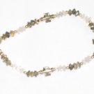 ST652       Moonstone and Labradorite  Bracelet in Sterling Silver