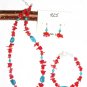 ST560 Coral and Turquoise Sets in Sterling Silver