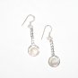 ST390       Moonstone  Earrings in Sterling Silver