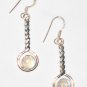 ST390       Moonstone  Earrings in Sterling Silver