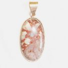 PN068       Moss Agate Pendant in Sterling Silver