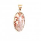 PN075       Moss Agate Pendant in Sterling Silver