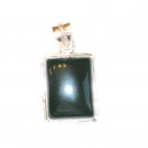 PN103       Moss Agate Pendant in Sterling Silver