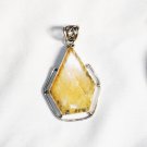 PN134       Moss Agate Pendant in Sterling Silver