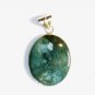 PN165       Moss Agate Pendant in Sterling Silver