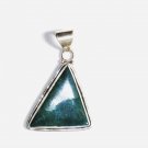 PN166       Moss Agate Pendant in Sterling Silver