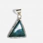 PN166       Moss Agate Pendant in Sterling Silver
