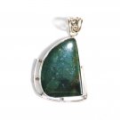 PN214       Moss Agate Pendant in Sterling Silver
