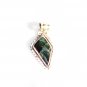 PN216       Moss Agate Pendant in Sterling Silver