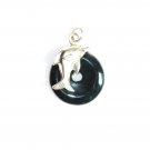 PN240       Moss Agate Pendant in Sterling Silver