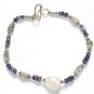 ST007 Rutilated Quartz and CZBracelet in Sterling Silver
