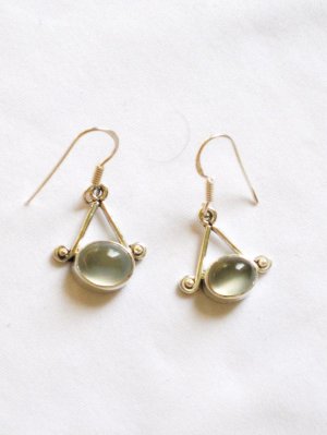 ER087       Opal Earrings in Sterling Silver