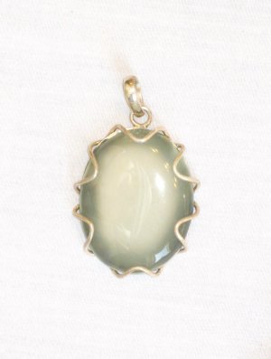 PN460       Opal Pendant in Sterling Silver