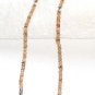 ST084 Pink Agate Necklace in Sterling Silver