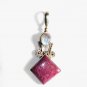 PN149       Pink Agate and Moonstone Pendant in Sterling Silver