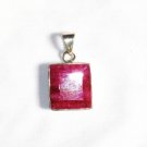 PN156       Pink Agate Pendant in Sterling Silver