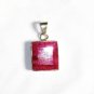 PN156       Pink Agate Pendant in Sterling Silver