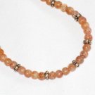 ST653       Pink Opal  Necklace in Sterling Silver