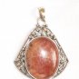 PN063       Pink Opal Pendant in Sterling Silver
