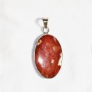 PN151       Pink Opal Pendant in Sterling Silver