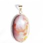 PN221       Pink Opal Pendant in Sterling Silver